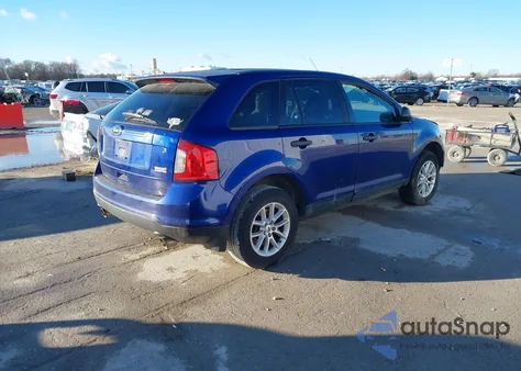 2014 Ford Edge Se из США, поврежденный, VIN 2FMDK3GC1EBA65860